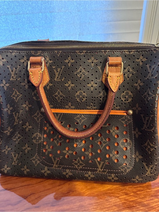 Louis Vuitton Handbags - Vintage Louis Vuitton limited edition orange monogram perforated speedy 30